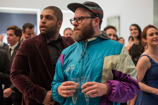 <p>Lionsgate</p> O'Shea Jackson Jr. and Seth Rogen in 'Long Shot,' 2019