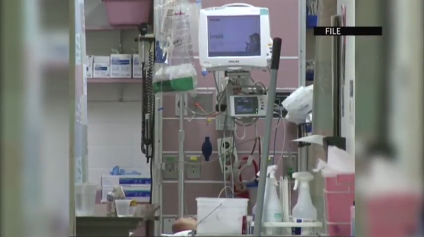 View of hospital surgery room