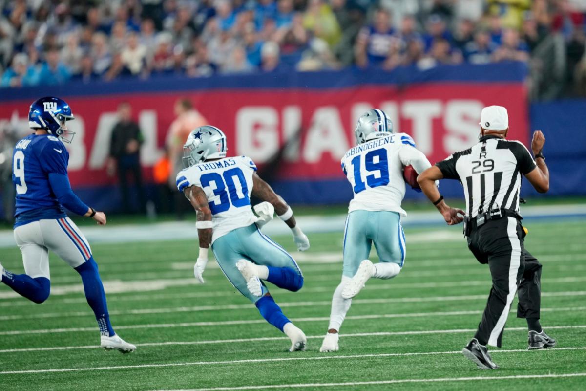 Dallas Cowboys 40-0 New York Giants, Dallas dominates Giants, summary: score,  stats, highlights