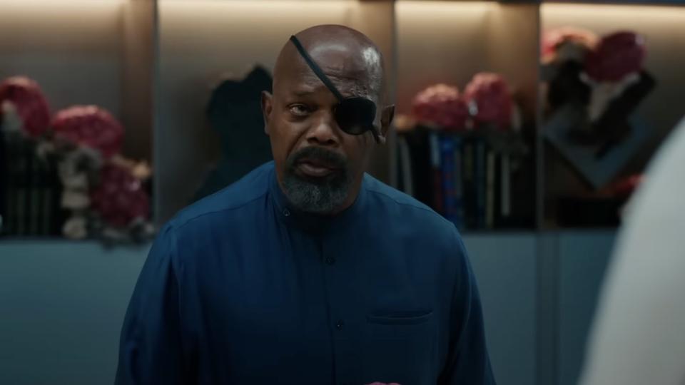 Samuel L. Jackson as Nick Fury in The Marvels