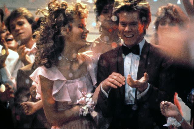 <p>Everett</p> Lori Singer and Kevin Bacon in "Footloose"