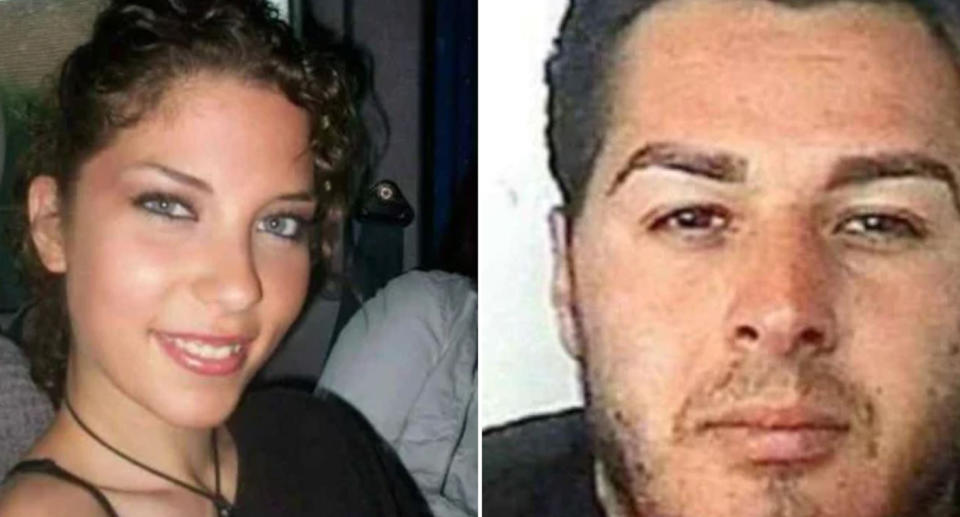 Nicola Mancuso (right) was jailed for life after being found guilty of the murder of Valentina Salamone (left). Source: Newsflash/Australscope