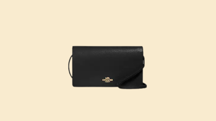 Keep things classic with the Anna Foldover Clutch.