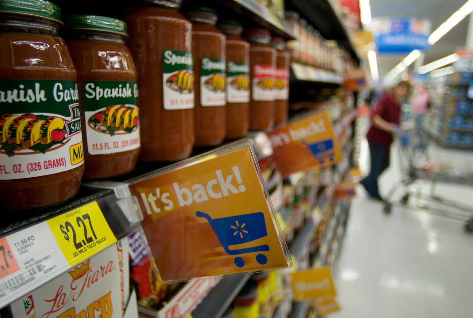 walmart store aisle