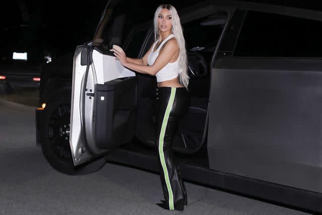 <p>SplashNews</p> Kim Kardashian in Beverly Hills, Calif. on Feb. 23, 2024.