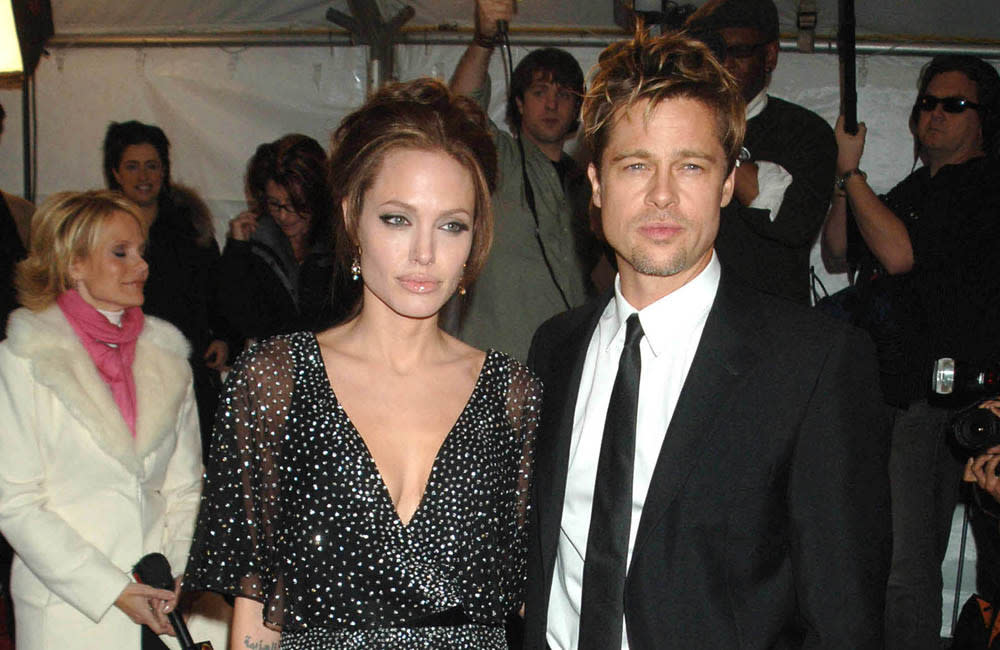 Angelina Jolie has been accused of trying to turn her kids against Brad Pitt credit:Bang Showbiz