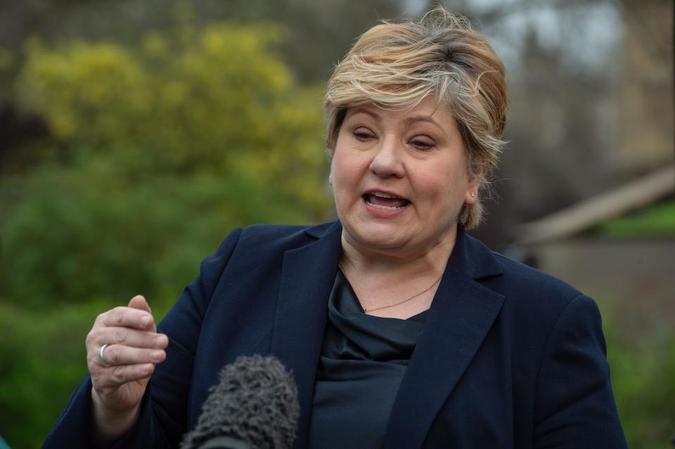 London, UK, 22nd March 2024. Shadow Attorney General Emily Thornberry is being interviewed in Westminster during the morning media round. Credit: Thomas Krych/Alamy Live News