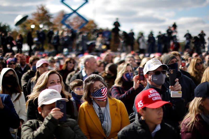 U.S. President Donald Trump attends campaign events in Pennsylvania