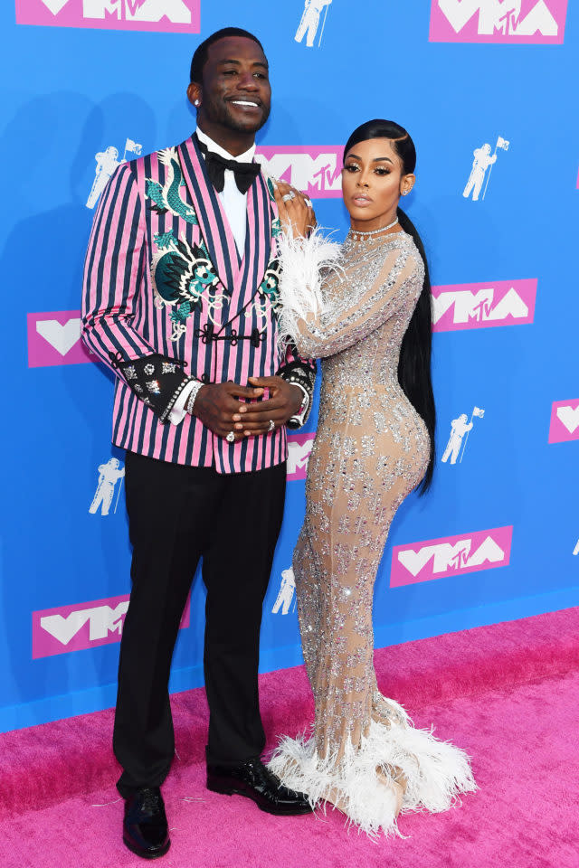 Gucci Mane, Keyshia Ka'oir -- 2018 MTV Video Music Awards - Arrivals