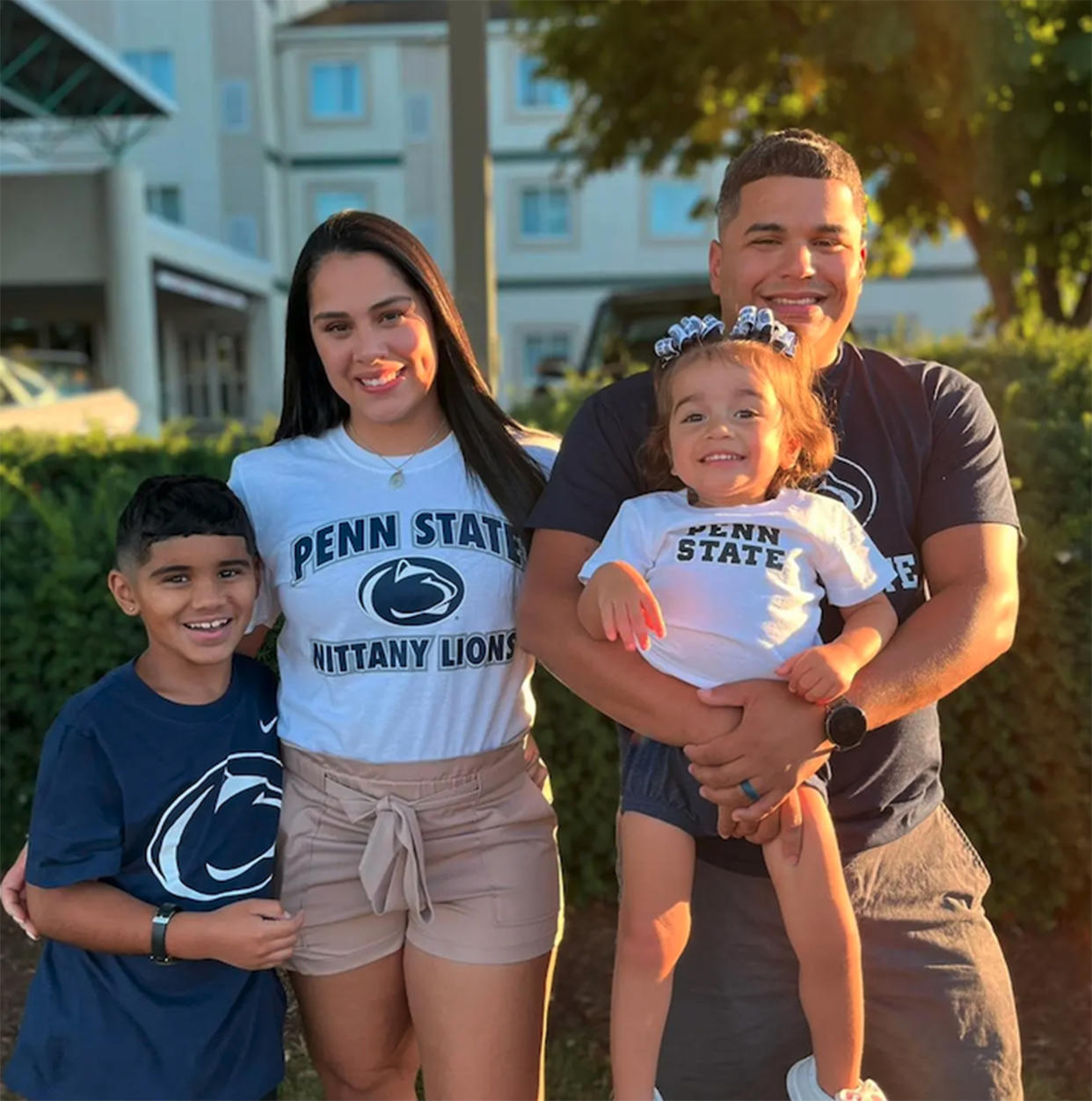 When the Figueroa family first heard the diagnosis of spinal muscular atrophy, or SMA, they didn't know what it meant. Thanks to parental and newborn screening and new treatments, their daughter with SMA is thriving. (Courtesy Figueroa family)