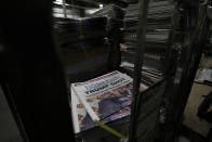 A Special Edition of the Butler Eagle newspaper is seen outside the paper's pressroom, Wednesday, July 17, 2024, in Butler, Pa. (AP Photo/Matt Slocum)