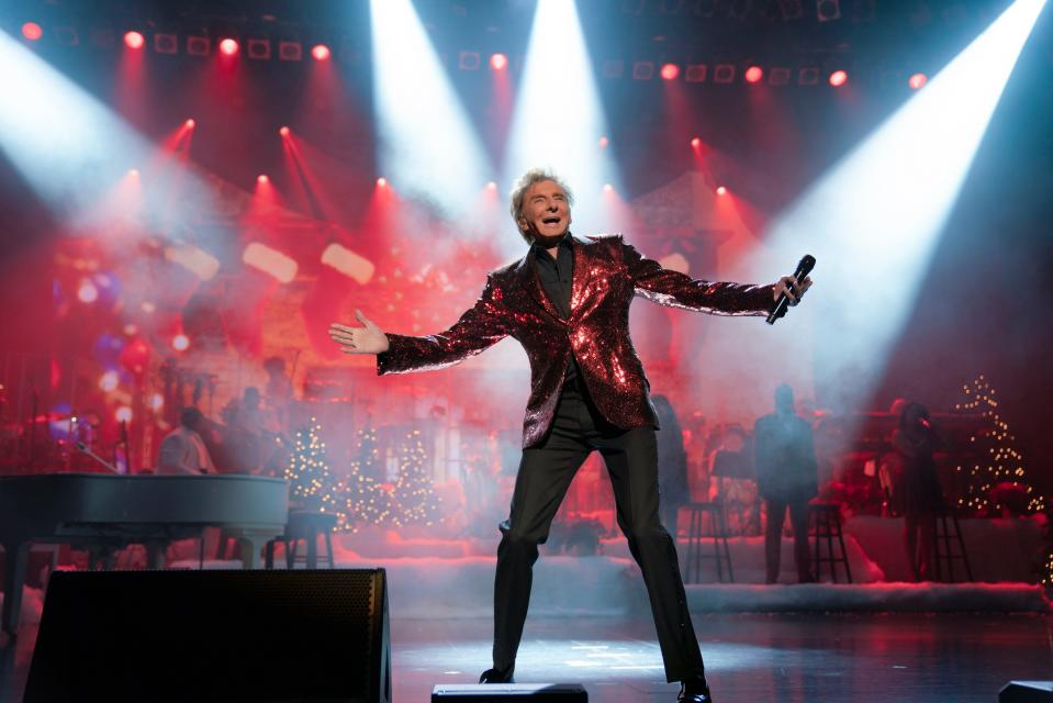Barry Manilow's A Gift of Love VI" runs at the McCallum Theatre in Palm Desert, Calif., on Dec. 12-13 and 15-17, 2023.