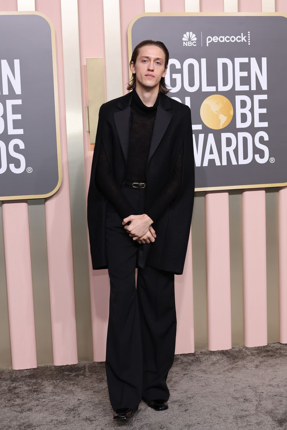 beverly hills, california january 10 percy hynes white attends the 80th annual golden globe awards at the beverly hilton on january 10, 2023 in beverly hills, california photo by amy sussmangetty images