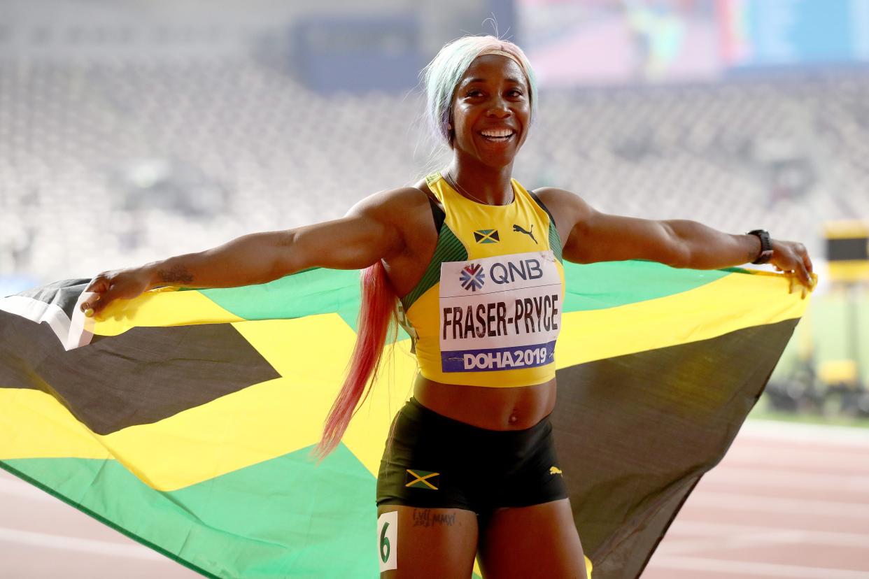 Shelly-Ann Fraser-Pryce returned to the top of the sprinting game with her world title in the 100m in 2019 (Getty Images for IAAF)