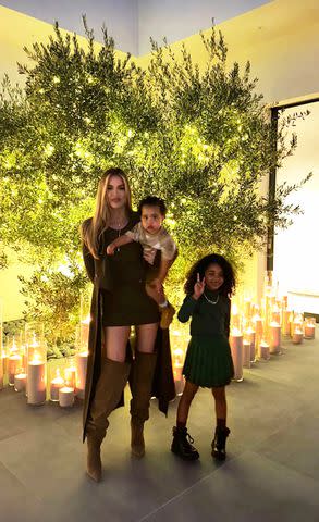 <p>Khloe Kardashian/Snapchat</p> Khloé Kardashian and her two kids, Tatum and True.