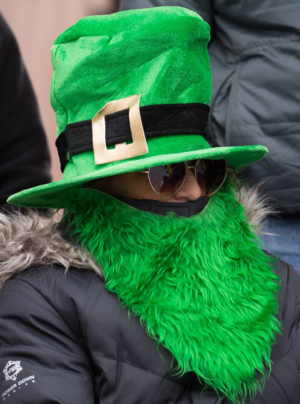 Dover St. Patrick's Day Parade always brings out colorful characters downtown.