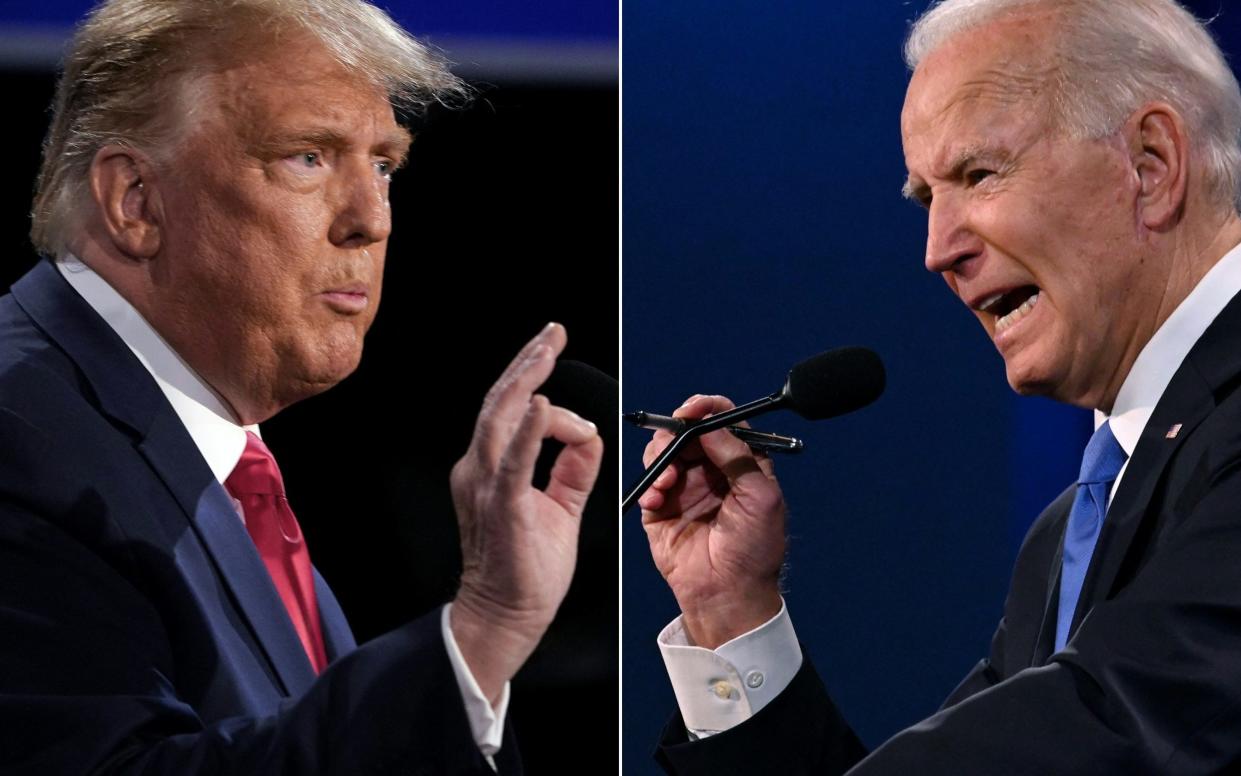 Donald Trump and Joe Biden