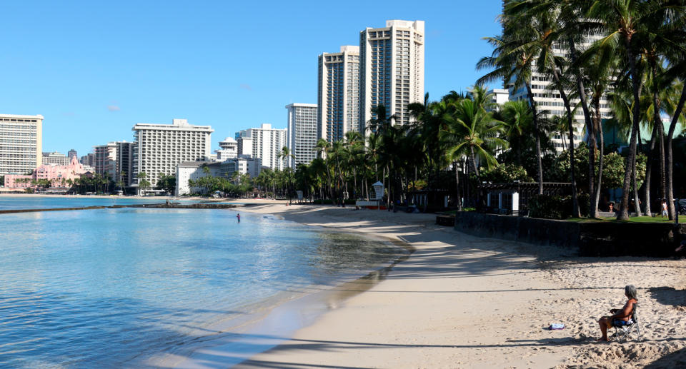 Scene photo of Hawaii, where the murder took place.