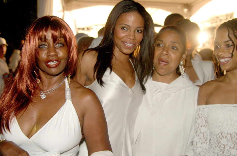 Janice Combs, Sanaa Lathan and Phylicia Rashad during 6th Annual P. Diddy White Party at Star Room in Bridgehampton, New York, United States. (Photo by Johnny Nunez/WireImage)
