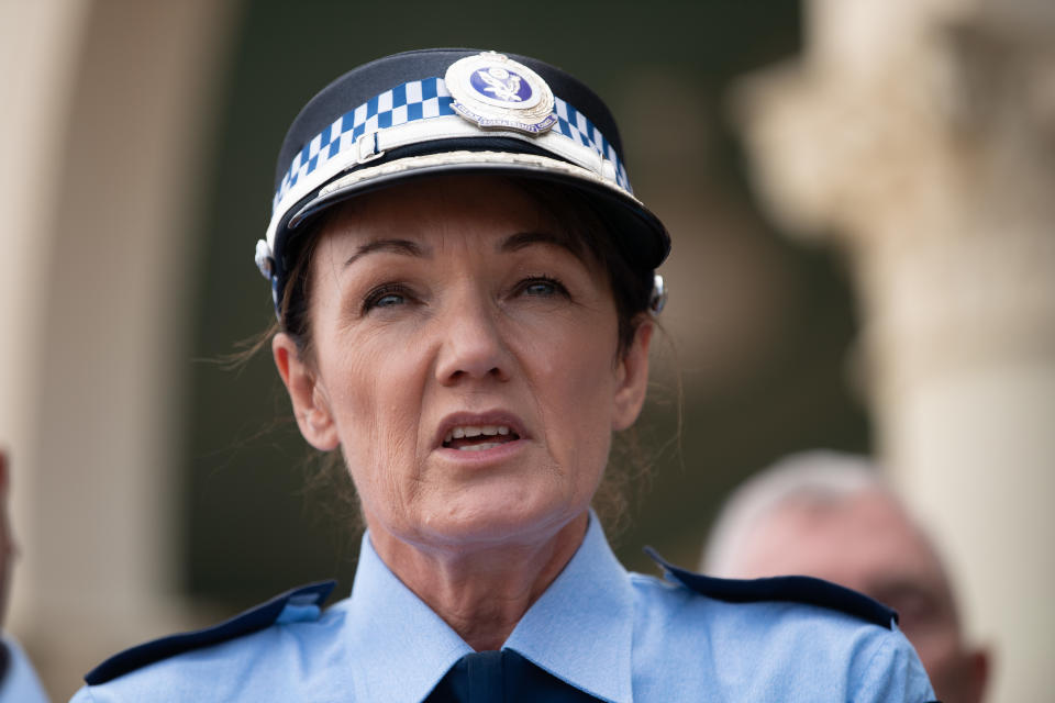 NSW Police Assistant Commissioner Karen Webb condemned the spitting, especially amid a pandemic. Source: AAP