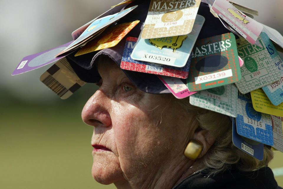 A badge for the Masters is one of the most prized tickets to obtain in all of sports. (Getty Images)