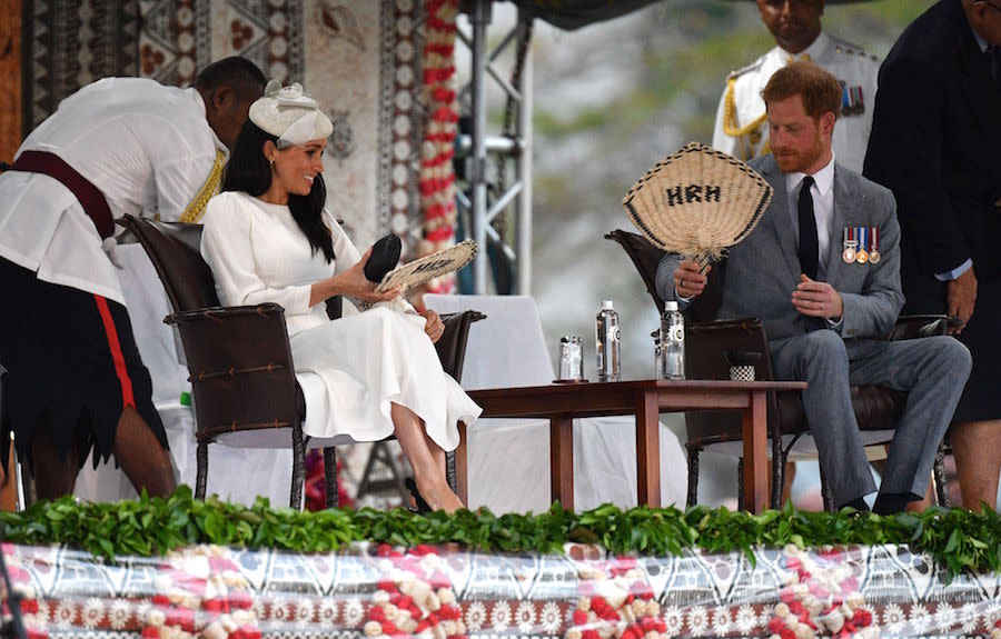 Harry and Meghan's royal tour of Fiji: all the best pictures from day one