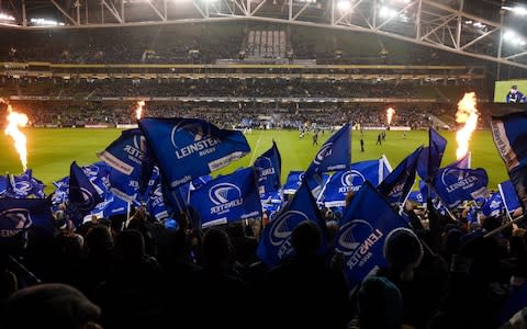 Plenty of Leinster flags this week in Dublin - Credit: SPORTSFILE