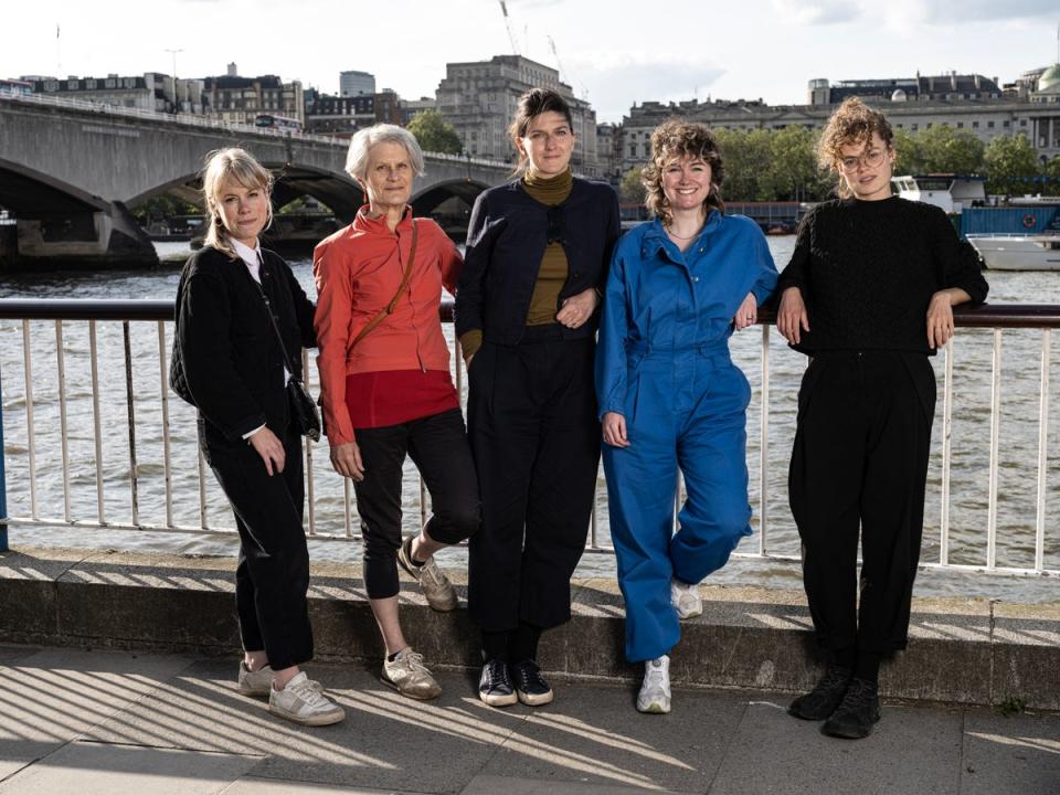 Sarah Castle, Sarah Wigglesworth, Alice Brownfield, India Block and Alberte Lauridsen (Daniel Hambury/Stella Pictures Ltd)