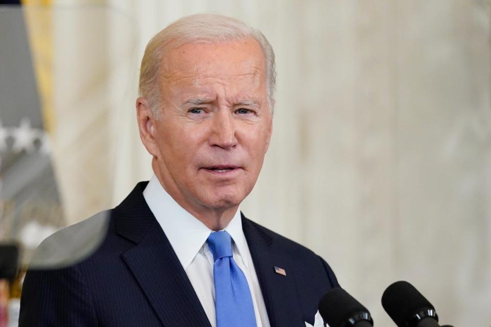 The Biden administration has directed the departments of Justice and Homeland Security to crack down on campus antisemitism (Copyright 2022 The Associated Press. All rights reserved.)
