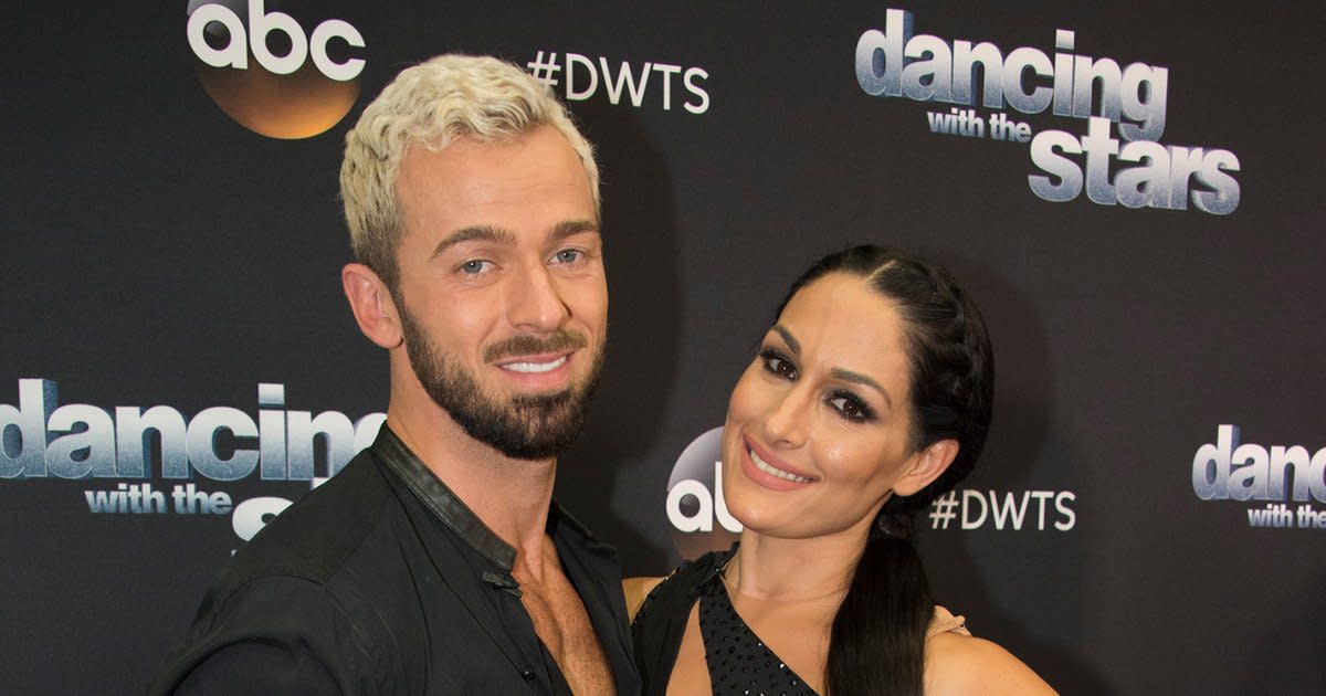 Nikki Bella and beau Artem Chigvintsev spotted out after her ex