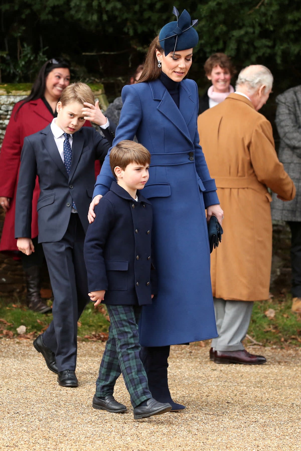 Kate and Louis were last reliably photographed together in December (REUTERS)
