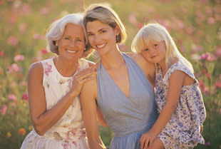 three generations of women family