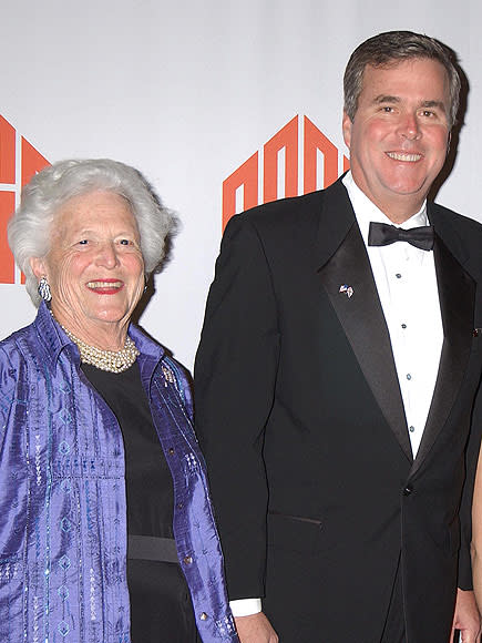 Barbara Bush Blasts a Certain Unnamed Candidate (Ahem, Donald Trump) But Says She Won't Get in a 'Spitting Match' with Him| 2016 Presidential Elections, politics, Barbara Bush, Jeb Bush