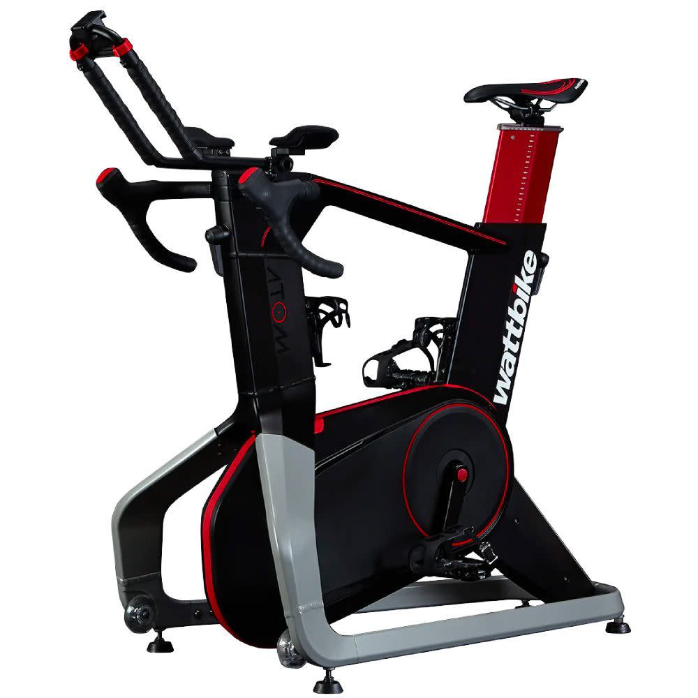 <p><a href="https://us.wattbike.com/products/wattbike-atom" rel="nofollow noopener" target="_blank" data-ylk="slk:Shop Now;elm:context_link;itc:0;sec:content-canvas" class="link rapid-noclick-resp">Shop Now</a></p><p>Atom Stationary Bike</p><p>$3399.00</p><p>wattbike.com</p>