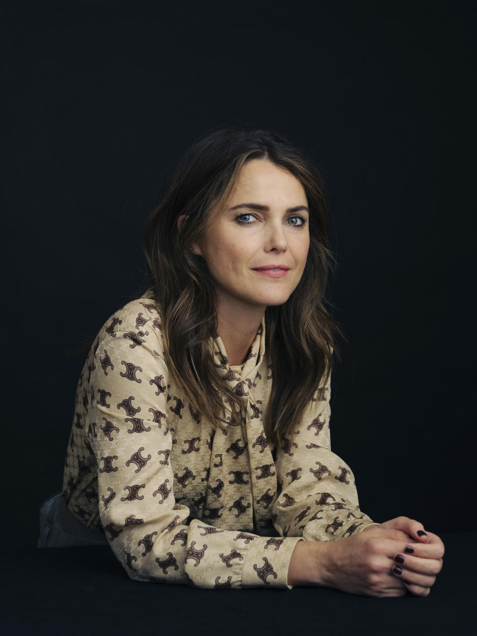 Keri Russell poses for a portrait to promote "The Diplomat" on Friday, April 14, 2023, in New York. (Photo by Drew Gurian/Invision/AP)