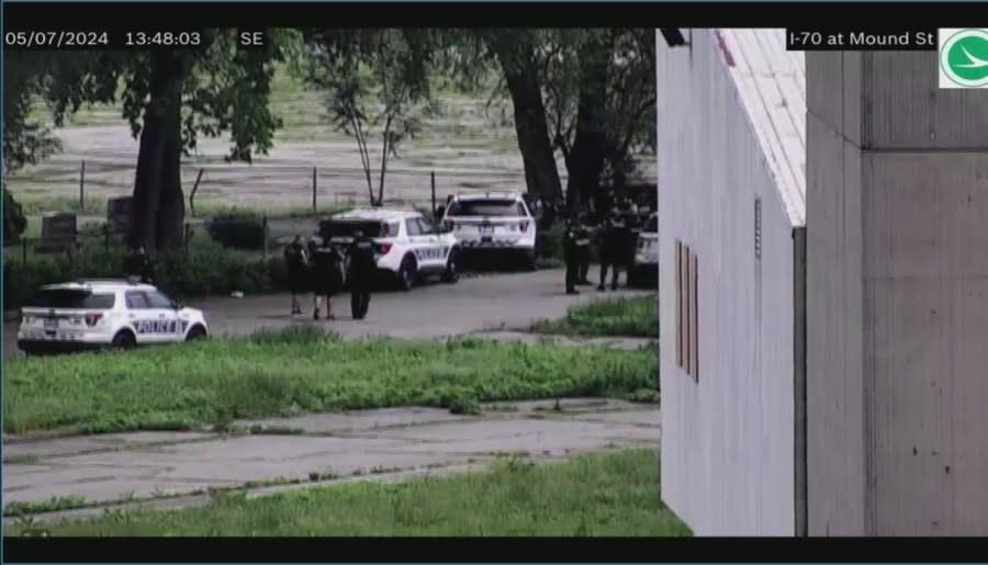 Multiple suspects were arrested in connection to a Whitehall carjacking. A police chase ensued and ended in South Franklinton near the former site of Cooper Stadium. (Courtesy/Ohio Department of Transportation)