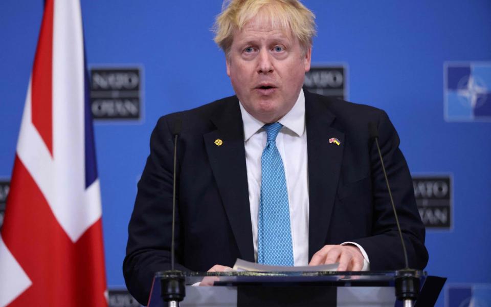 Boris Johnson in Brussels - Thomas COEX / AFP