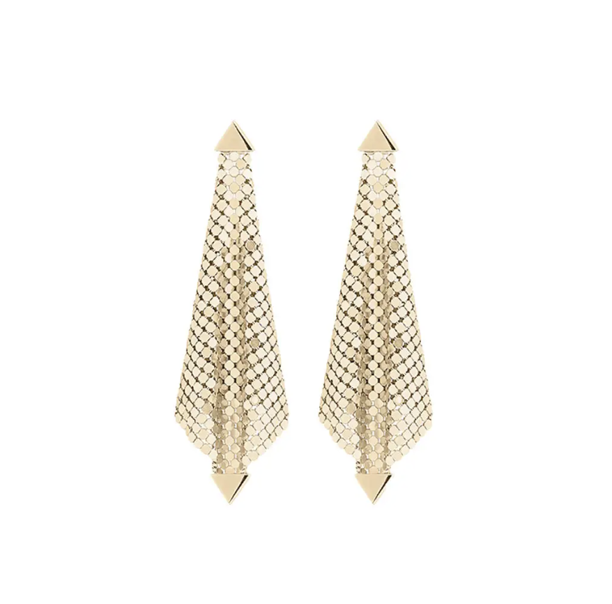 <p><a href="https://go.redirectingat.com?id=74968X1596630&url=https%3A%2F%2Fshop.harpersbazaar.com%2Fpixel-flow-chainmail-drop-earrings.html&sref=https%3A%2F%2Fwww.harpersbazaar.com%2Ffashion%2Fg45770190%2Fhow-to-wear-metallic-trend-winter-2023%2F" rel="nofollow noopener" target="_blank" data-ylk="slk:Shop Now;elm:context_link;itc:0;sec:content-canvas" class="link ">Shop Now</a></p><p>Pixel Flow Chainmail Drop Earrings</p><p>shop.harpersbazaar.com</p><p>$450.00</p>