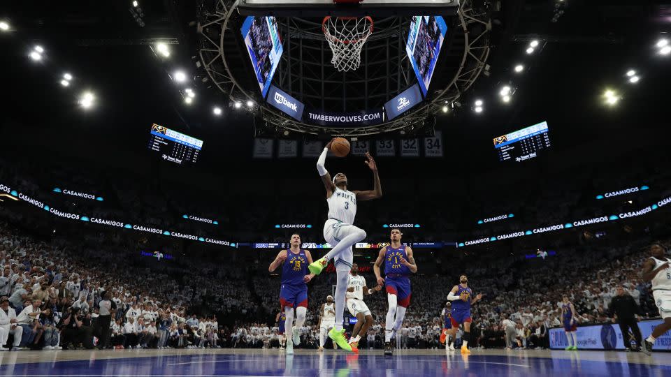 Jaden McDaniels' big night helped the Timberwolves to a huge win. - Jordan Johnson/NBAE/Getty Images