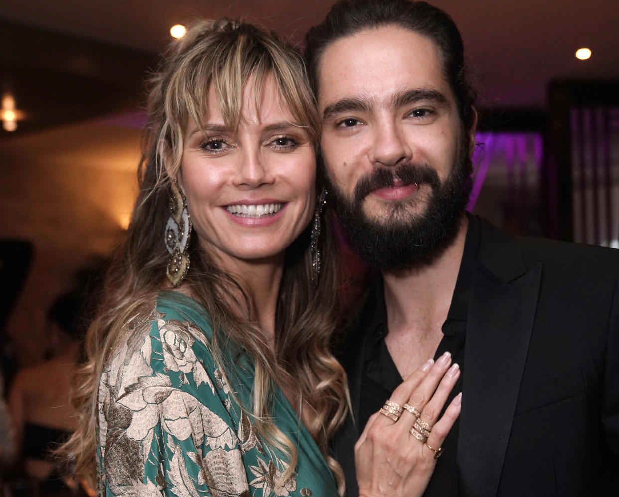 Heidi Klum und Tom Kaulitz sind seit gut einem Jahr zusammen. Seit Weihnachten sind sie verlobt. (Bild: Getty Images)