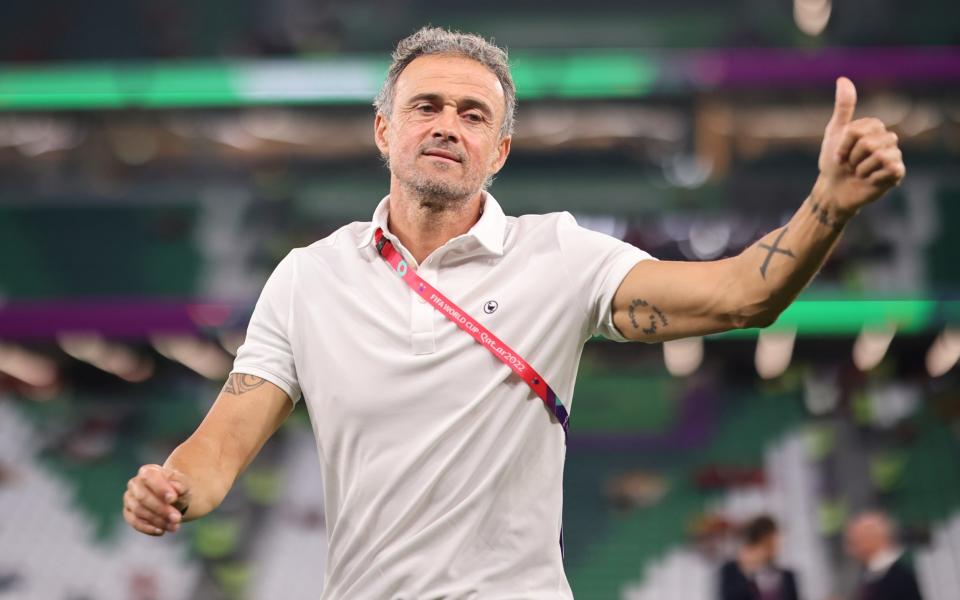  Luis Enrique, Head Coach of Spain, looks on prior to the FIFA World Cup Qatar 2022 - GETTY IMAGES