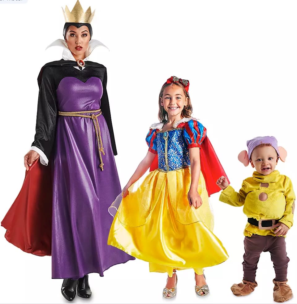 Dress up as your favourite Disney movie characters this year with your family. (Photo via ShopDisney.com)