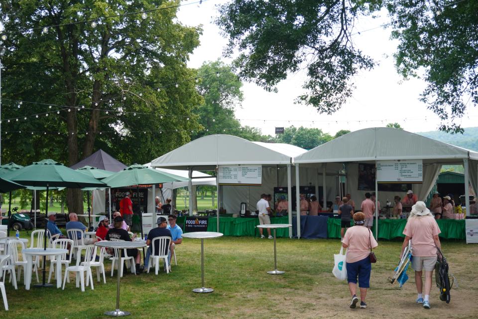 The BBQ & Beer Garden at the Dick's Sporting Goods Open