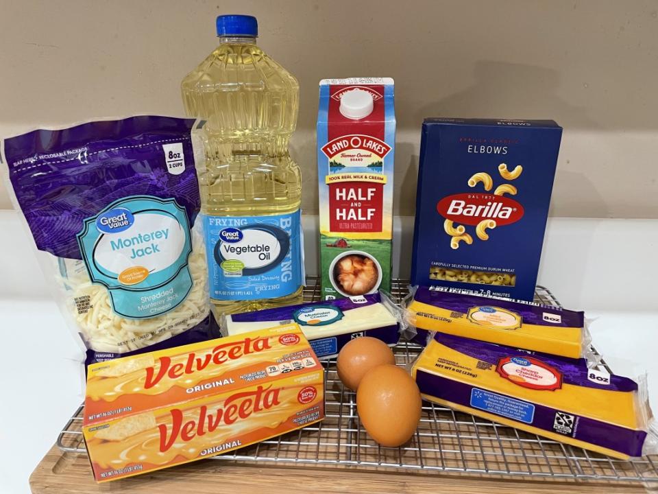 Patti LaBelle's Macaroni and Cheese Ingredients<p>Courtesy of Choya Johnson</p>