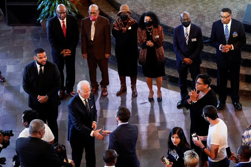 U.S. President Joe Biden visits Atlanta