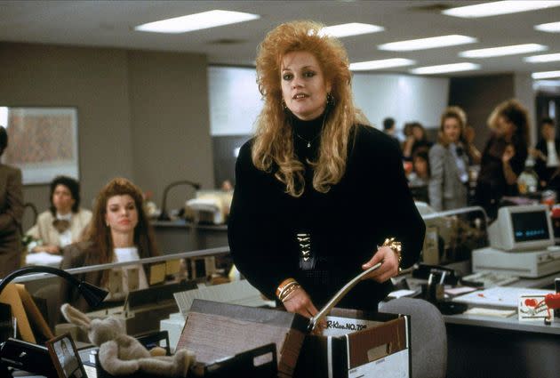 Melanie Griffith as Tess McGill in the 1988 film 