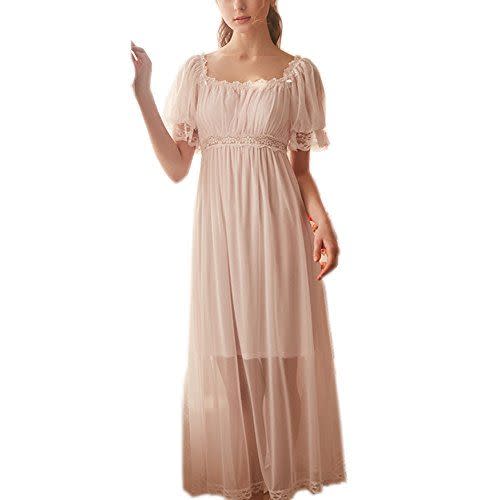 7) Lace Victorian Nightgown