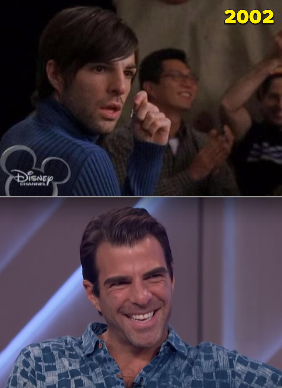 Zachary Quinto on "Lizzie McGuire" vs. being interviewed in 2020