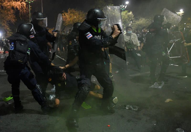 FILE PHOTO: Anti-government protest in Bangkok