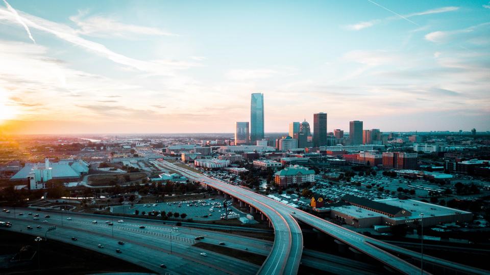 Downtown Oklahoma City, Oklahoma.